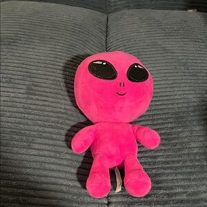 Cuddly Pink Alien Plush Toy